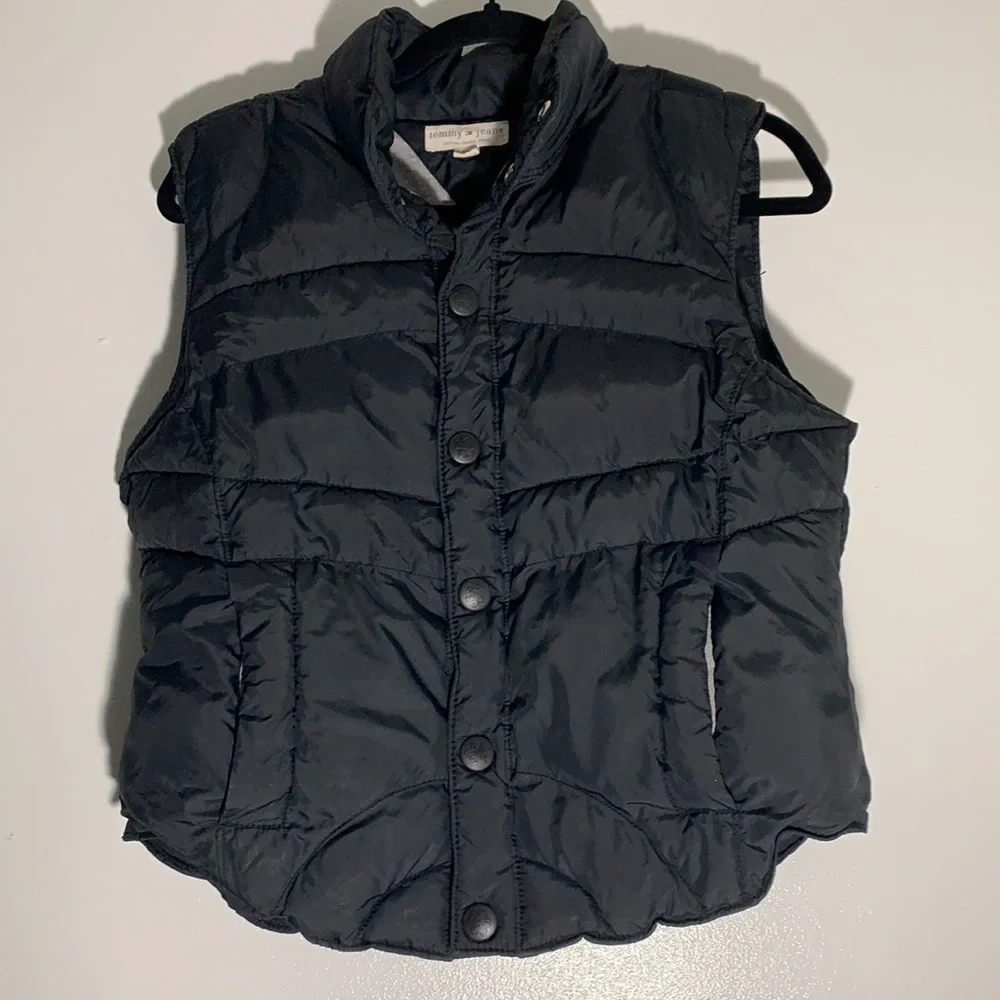 Tommy Hilfiger Tommy Jeans Black Vest, sz Large